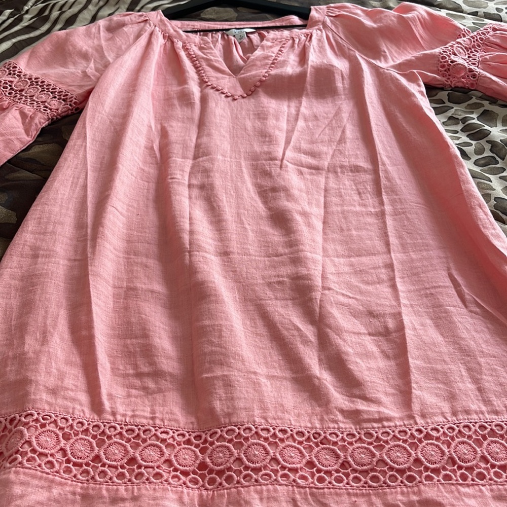 Peachy Coral Summer Dress